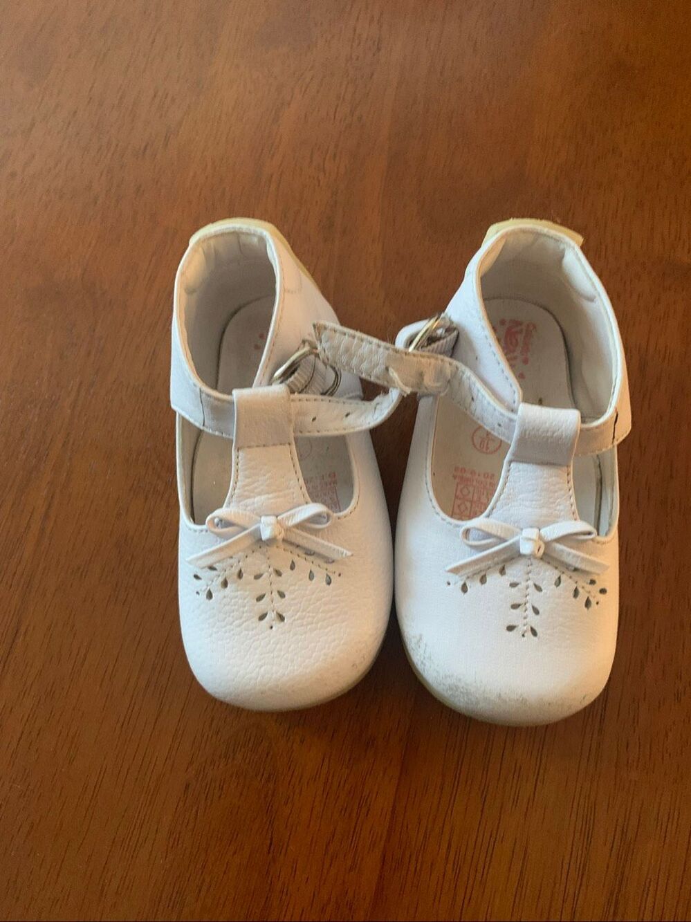 Neutro toddler white genuine leather Mary Jane dress shoes